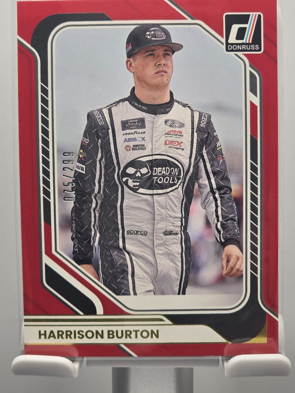 2026 Donruss NASCAR Racing - #61 Harrison Burton - Red Base /299