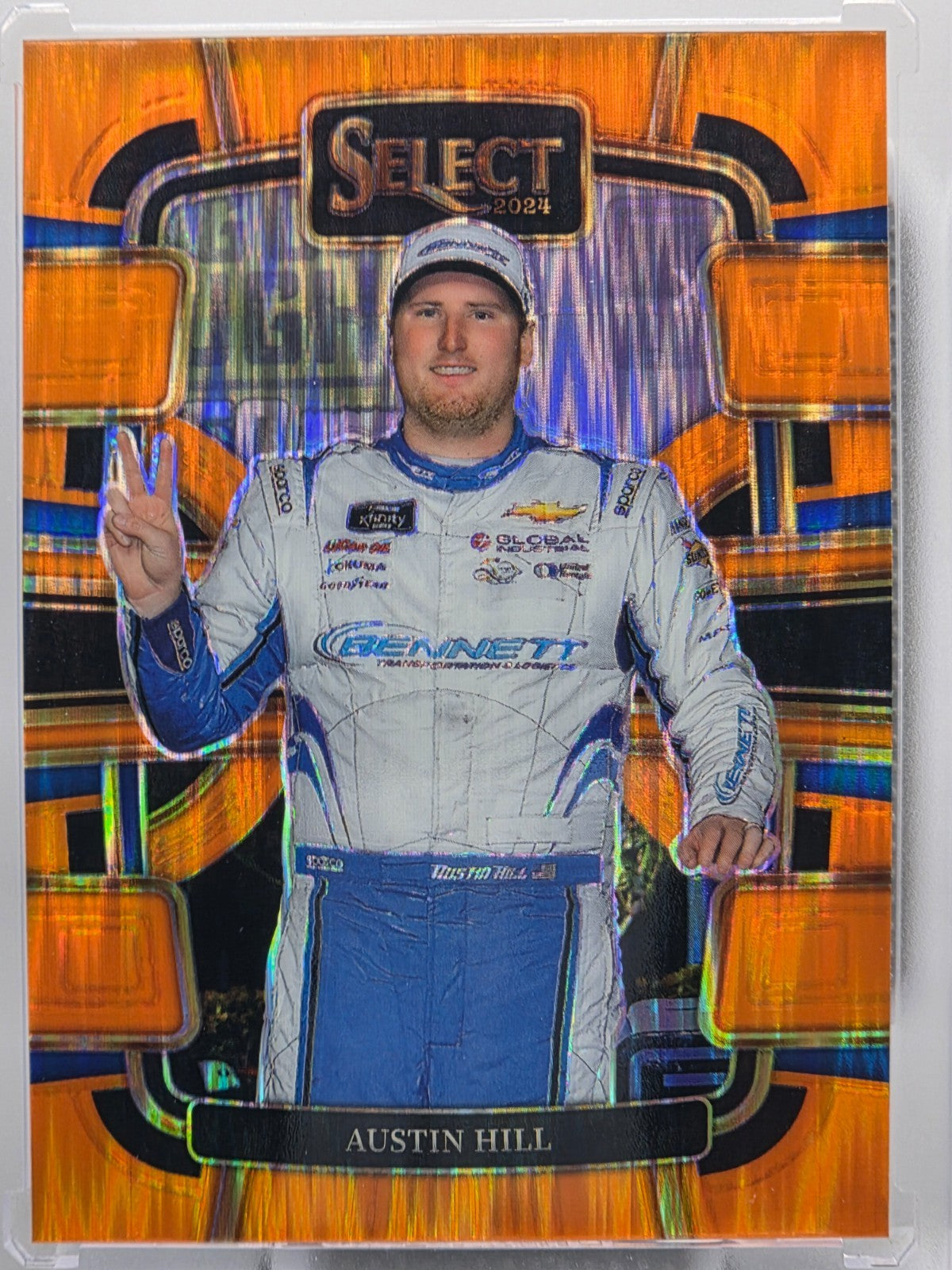2024 Panini Select - Austin Hill - Orange Flash Prizm - #4 - Buy 3 Get 1!