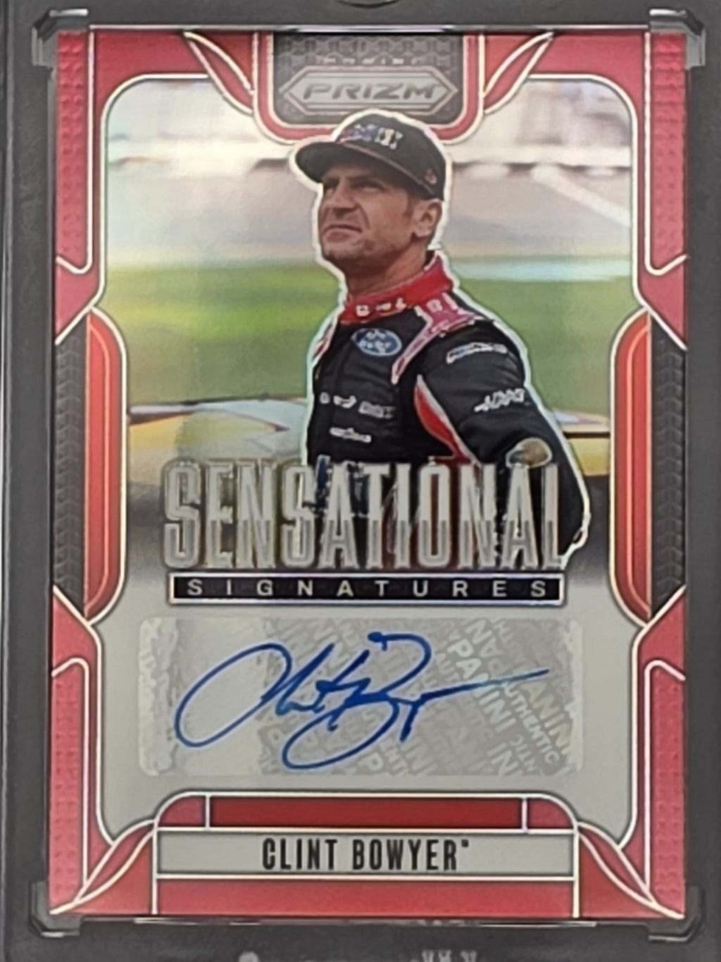 2025 Prizm Nascar Racing - Clint Bowyer - Scripts - Red /99 - #SS-CBW