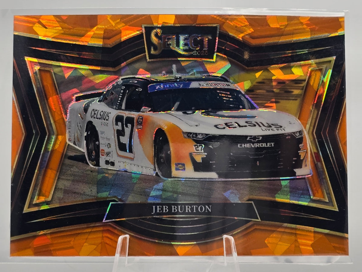 2025 Select Nascar Racing - #113 Jeb Burton - Pit Road - Orange Cracked Ice