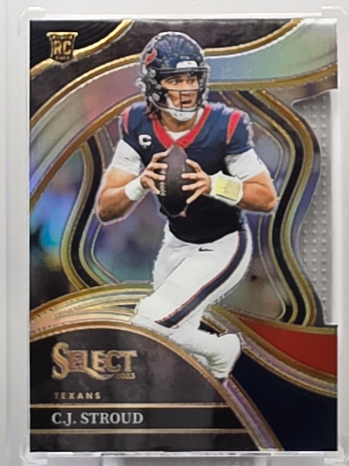 2023 Panini Select - CJ Stroud (RC) - Black & Red Die-Cut - #289