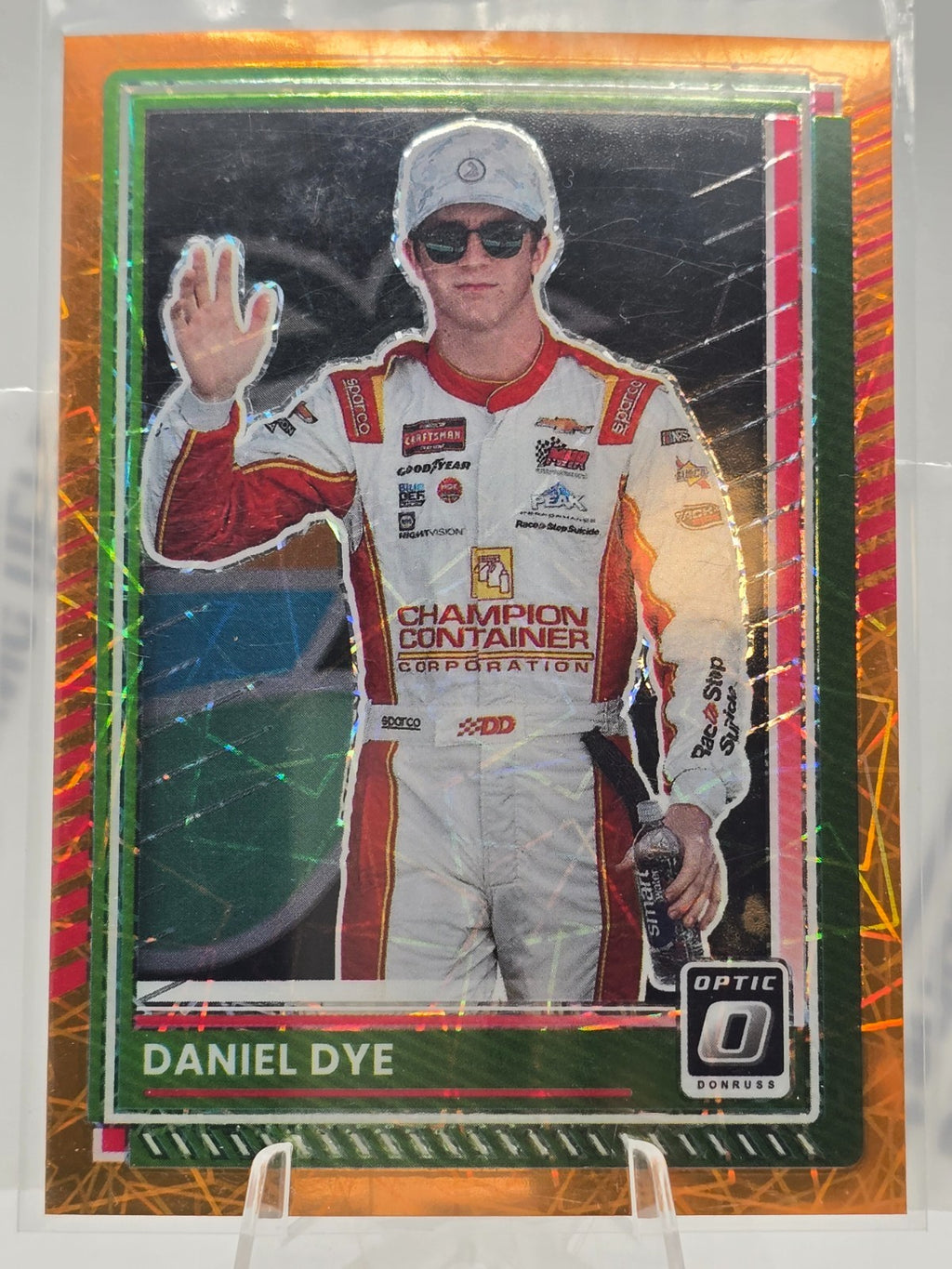 2025 Donruss Optic NASCAR Racing - #83 Daniel Dye - Orange Velocity Prizm