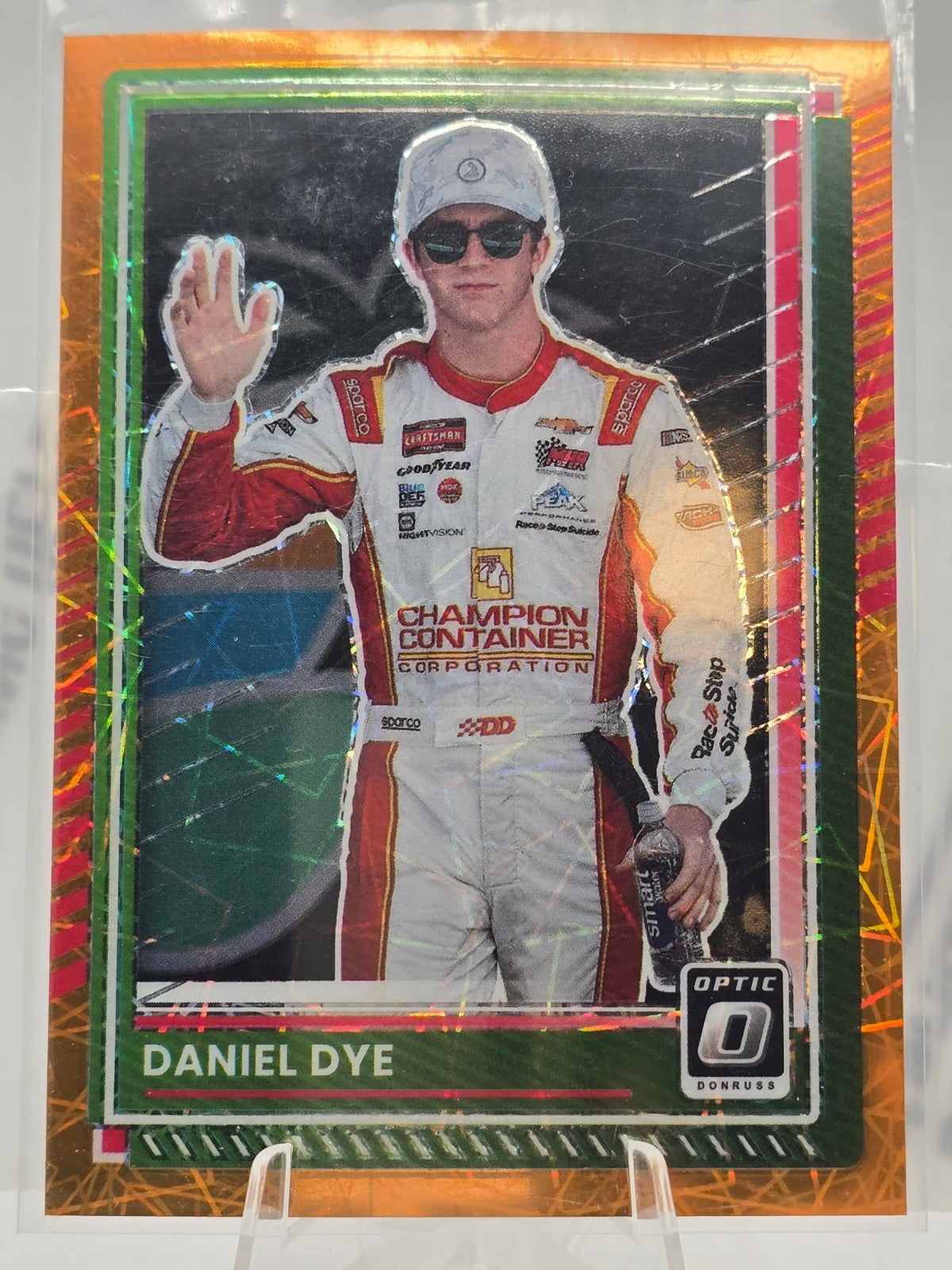 2025 Donruss Optic NASCAR Racing - #83 Daniel Dye - Orange Velocity Prizm