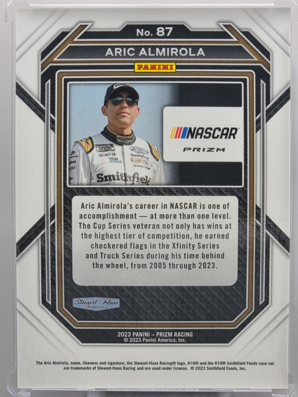 2023 Prizm Racing - Aric Almirola - Red Prizm - #87 - Buy 3 Get 1 Free!