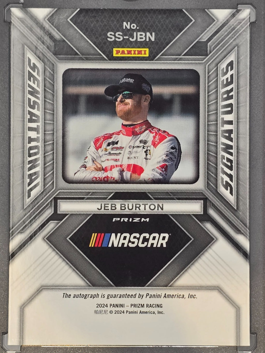 2024 Panini Prizm - Jeb Burton - Sensational Autograph - #SS-JBN