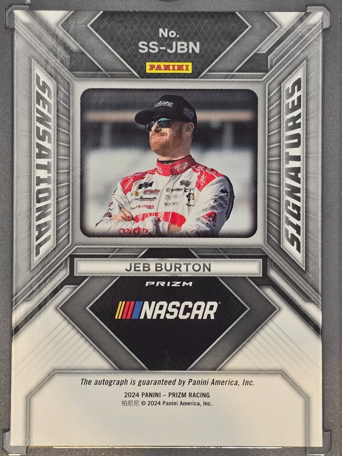 2024 Panini Prizm - Jeb Burton - Sensational Autograph - #SS-JBN