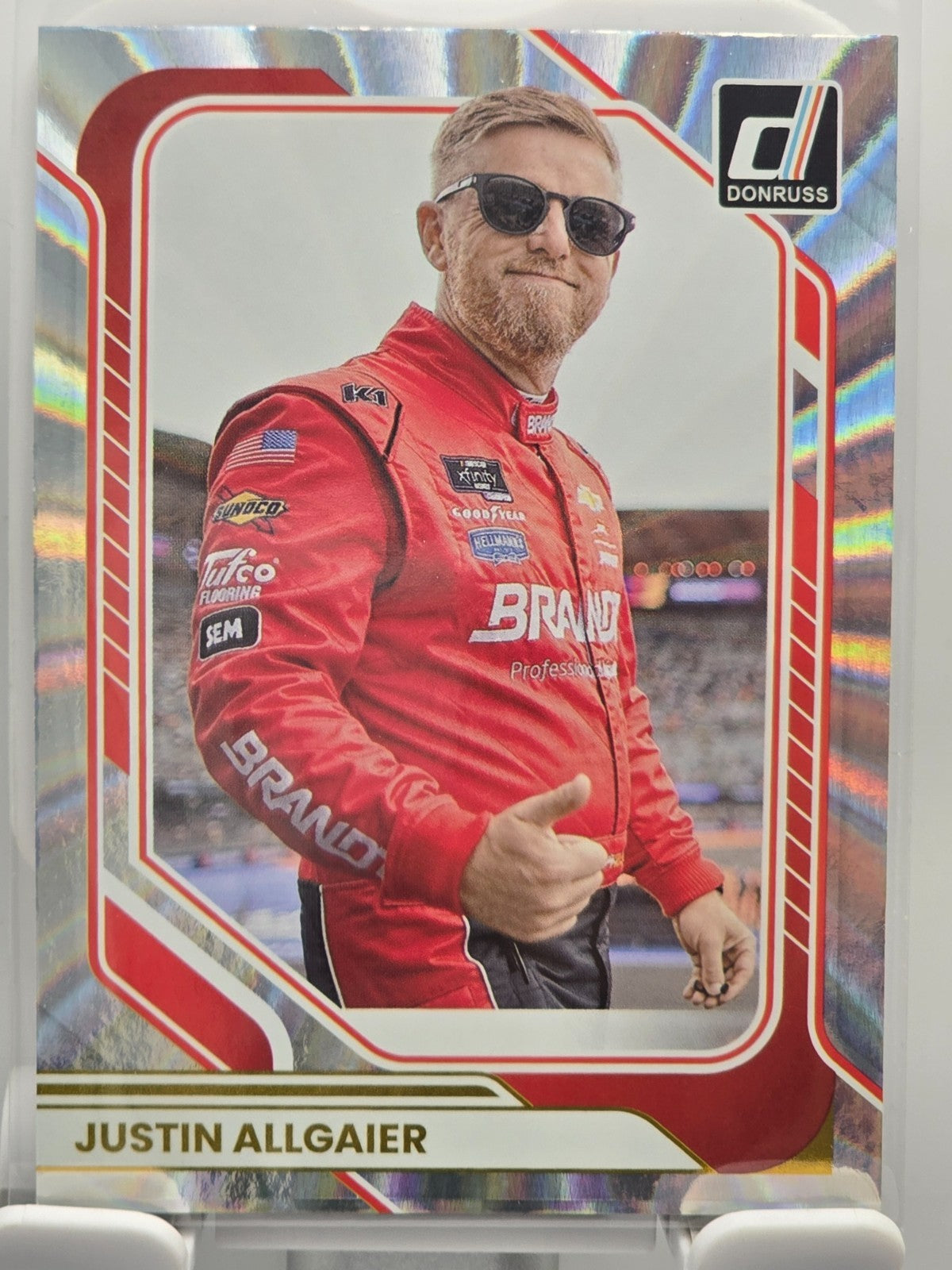 2026 Donruss NASCAR Racing - #47 Justin Allgaier - Laser Base SP