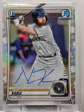 2020 Bowman Chrome - Nick Kahle  - Logo Autograph /499 - #CPA-NK