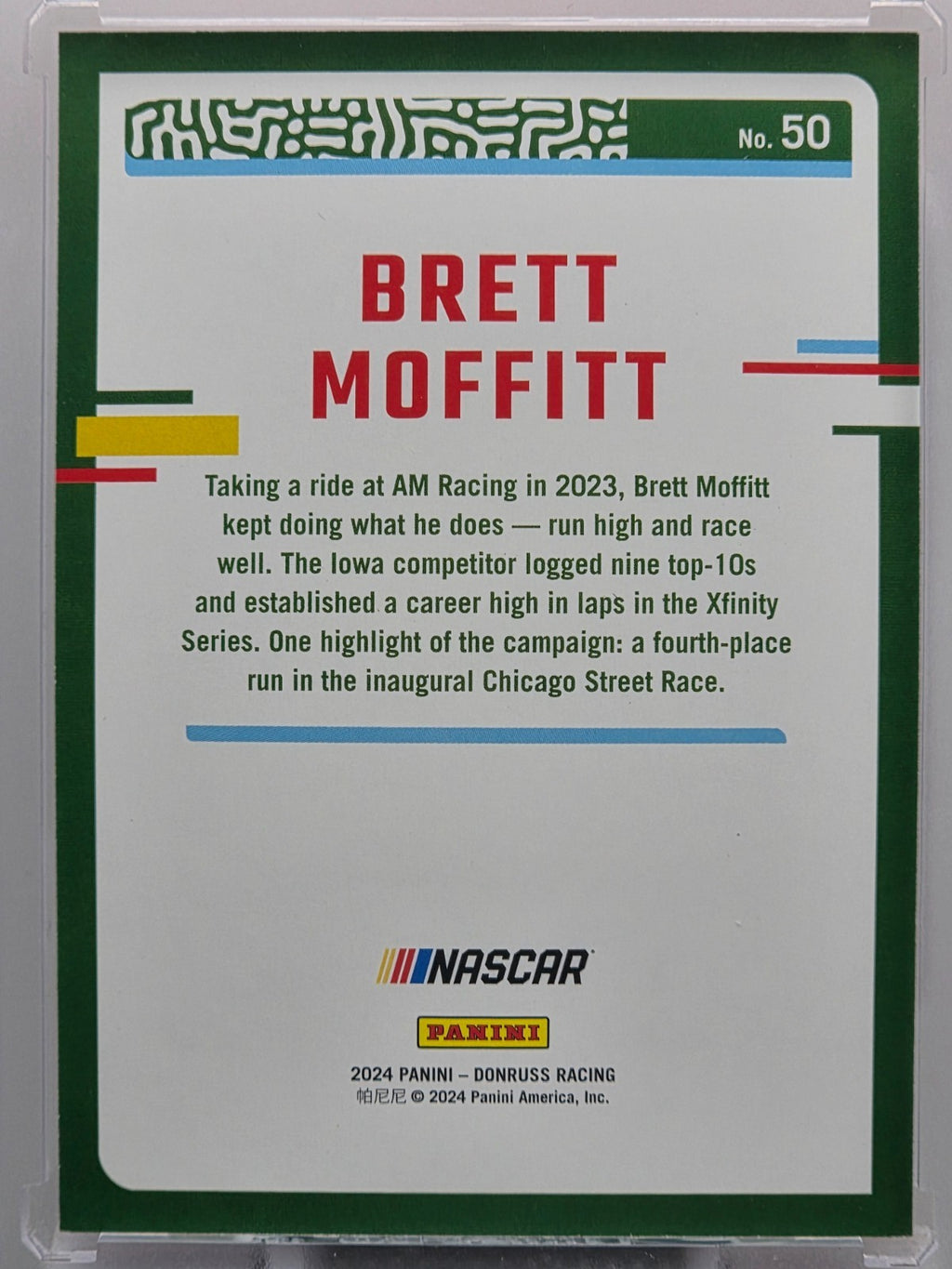 2024 Panini Donruss - Brett Moffitt - Red /299 - #50 - Buy 3 Get 1!