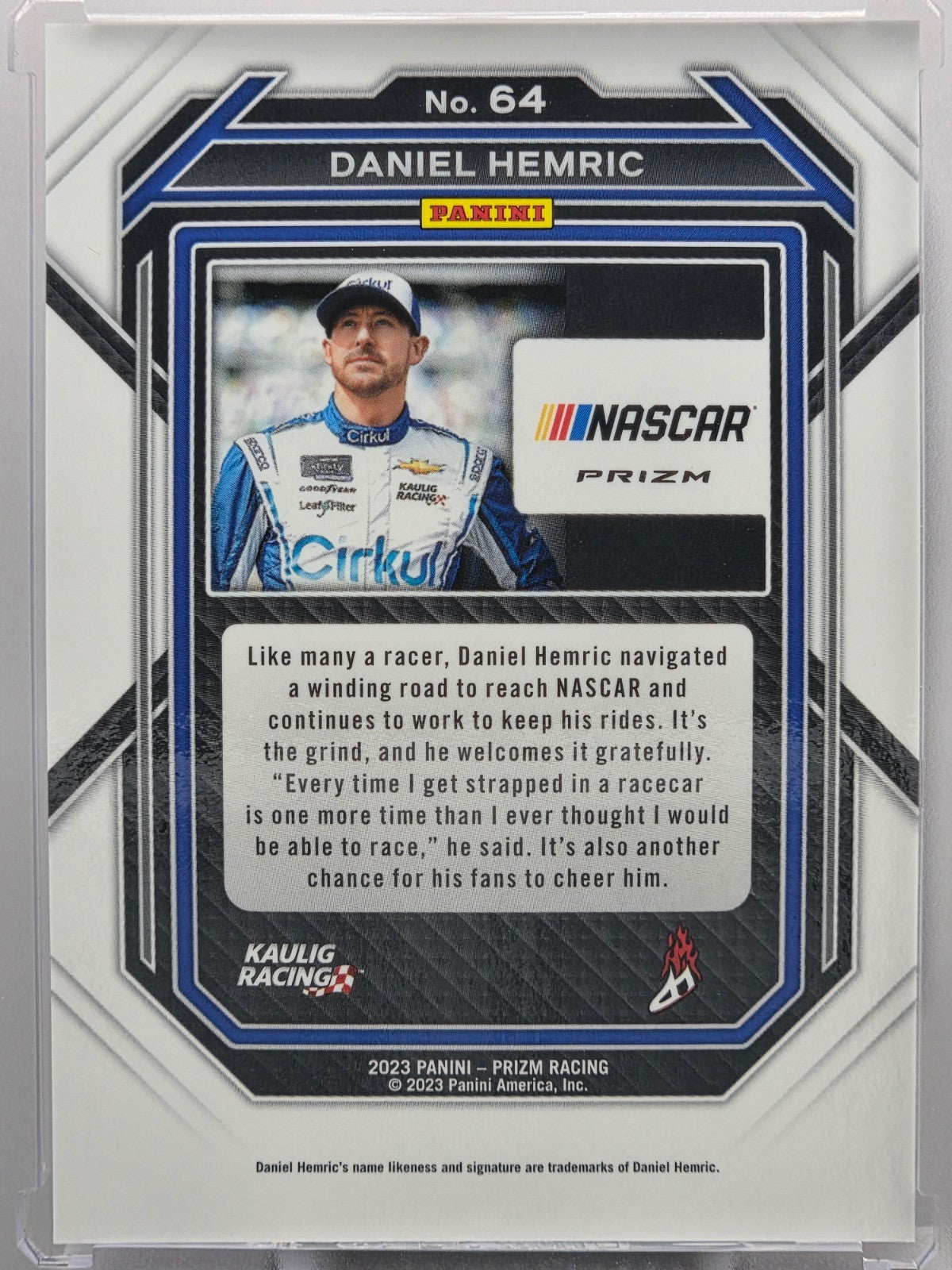2023 Prizm Racing - Daniel Hemric - Red Prizm - #64 - Buy 3 Get 1 Free!