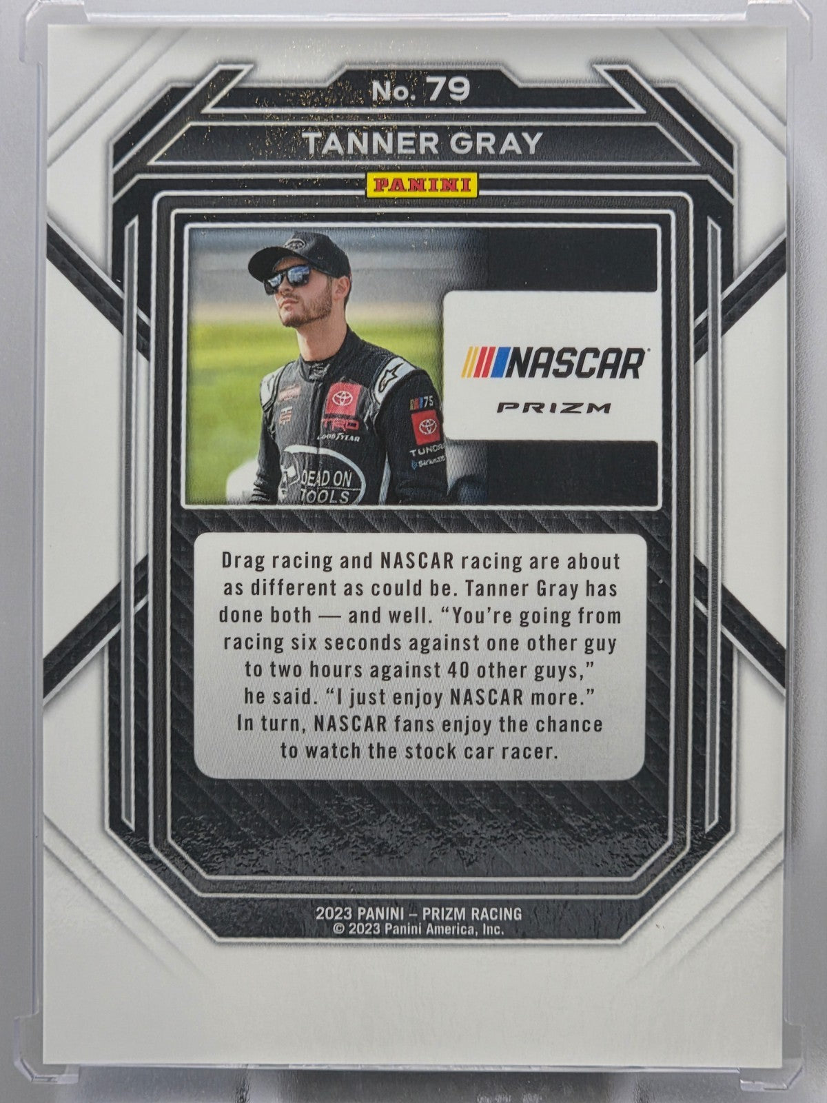 2023 Prizm Racing - Tanner Gray - Blue & Carolina Blue Hyper Prizm - #79