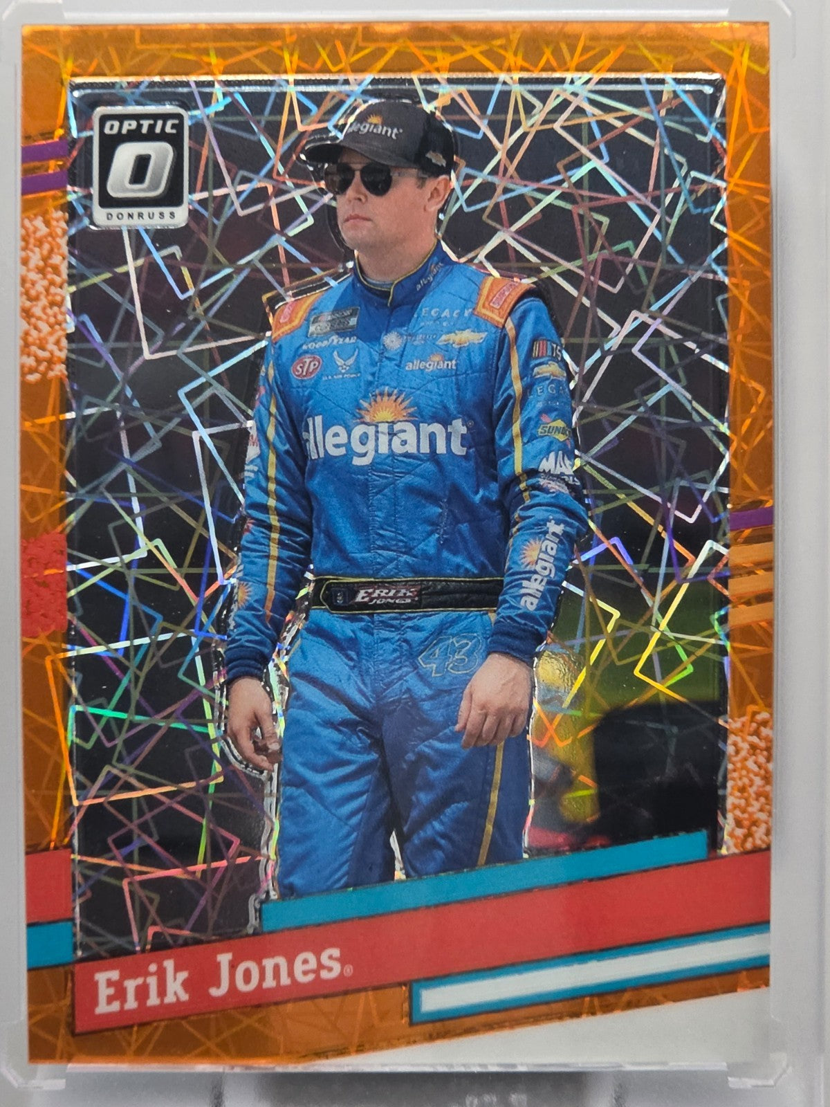 2024 Panini Donruss - Erik Jones - Orange Velocity - #138 - Buy 3 Get 1!