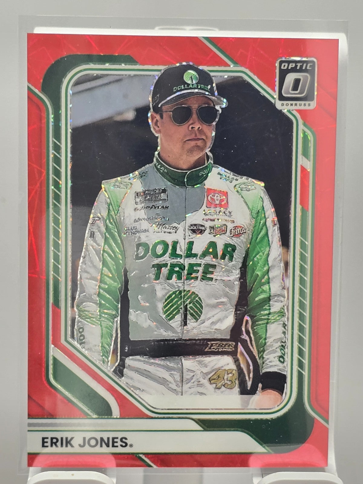 2026 Donruss NASCAR Optic Racing - #93 Erik Jones - Red Velocity /199