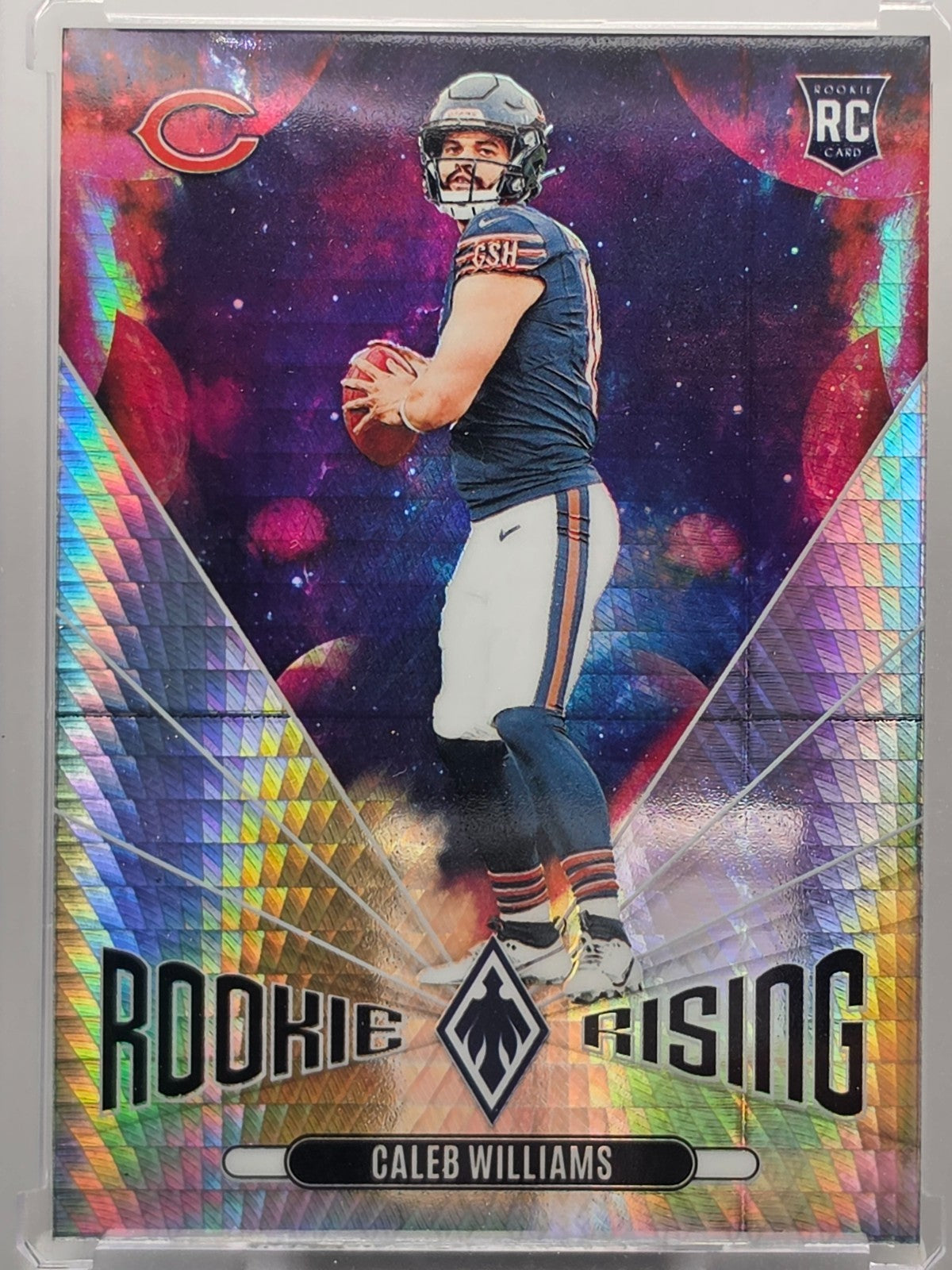 2024 Panini Phoenix Football - Caleb Williams (RC) - Rookie Rising Hyper #RR-CWS