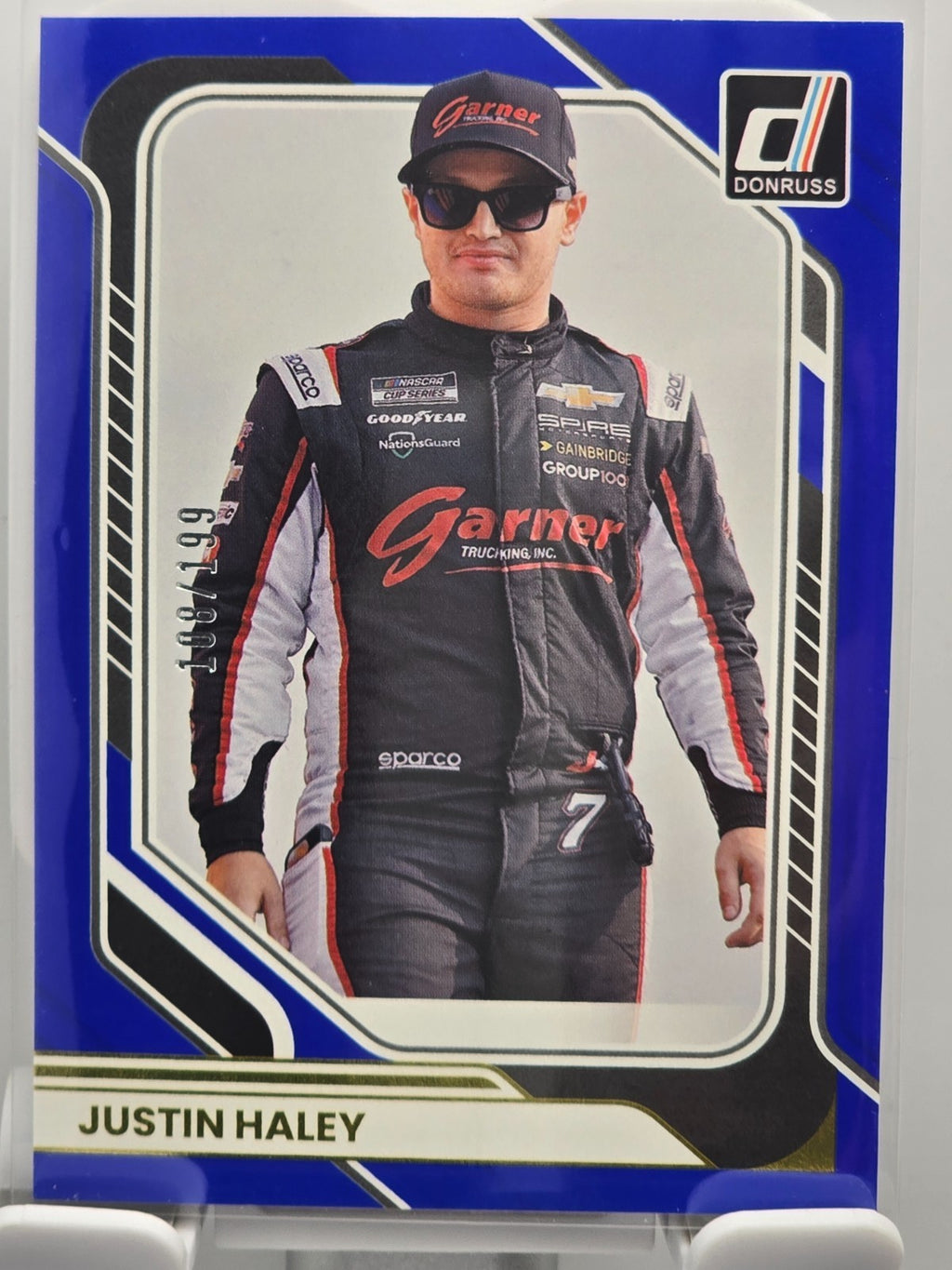 2026 Donruss NASCAR Racing - #29 Justin Haley - Blue Base /199