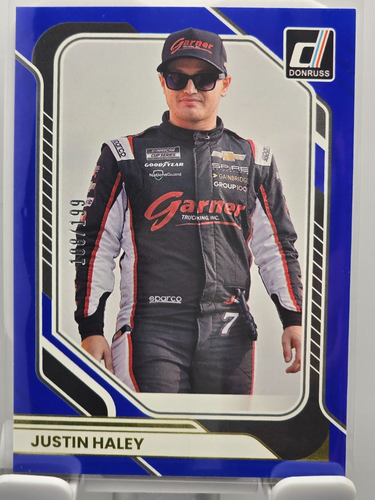 2026 Donruss NASCAR Racing - #29 Justin Haley - Blue Base /199