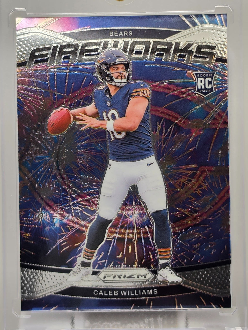 2024 Panini Prizm - Caleb Williams (RC) - Fireworks - #25