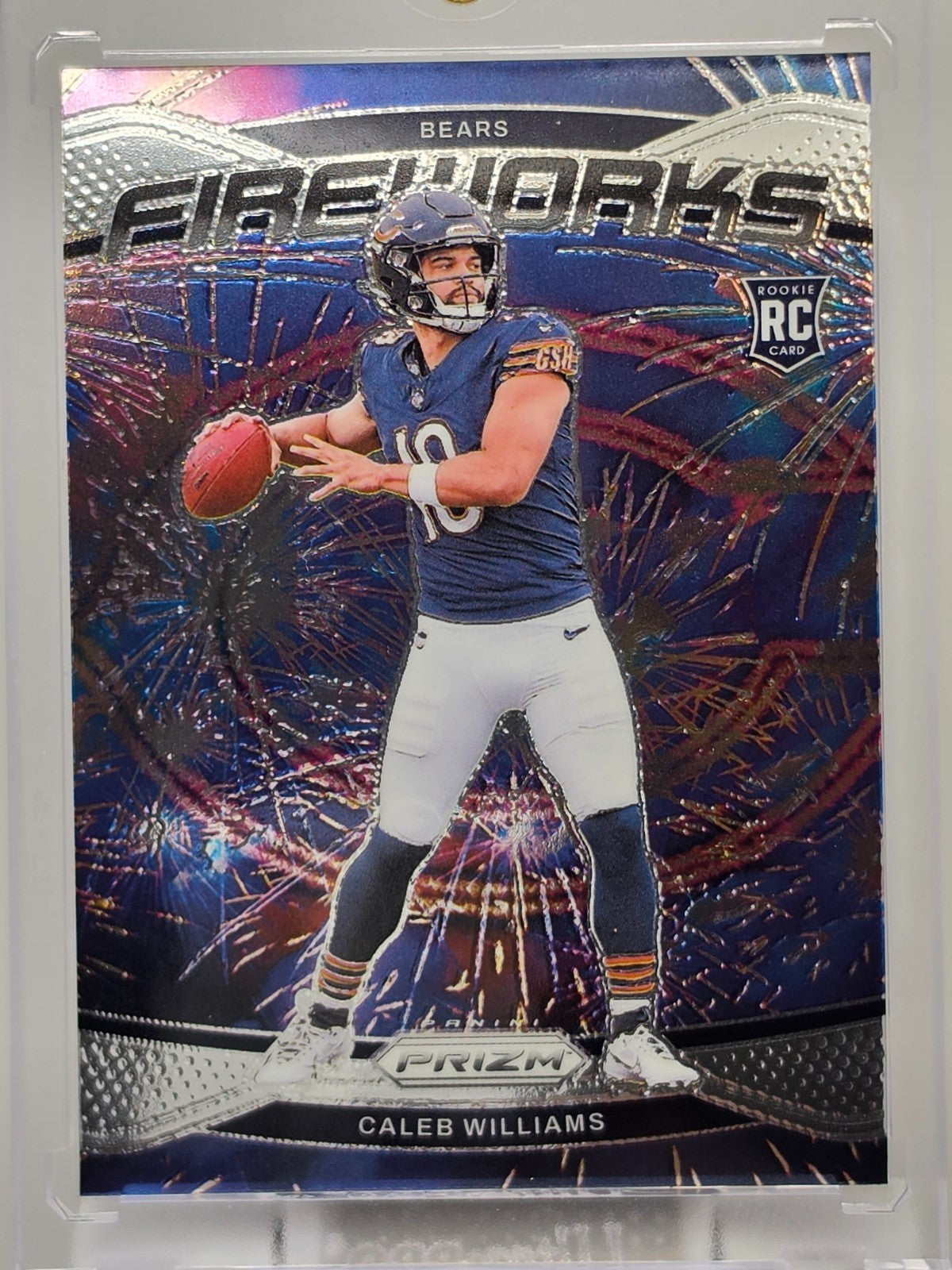 2024 Panini Prizm - Caleb Williams (RC) - Fireworks - #25
