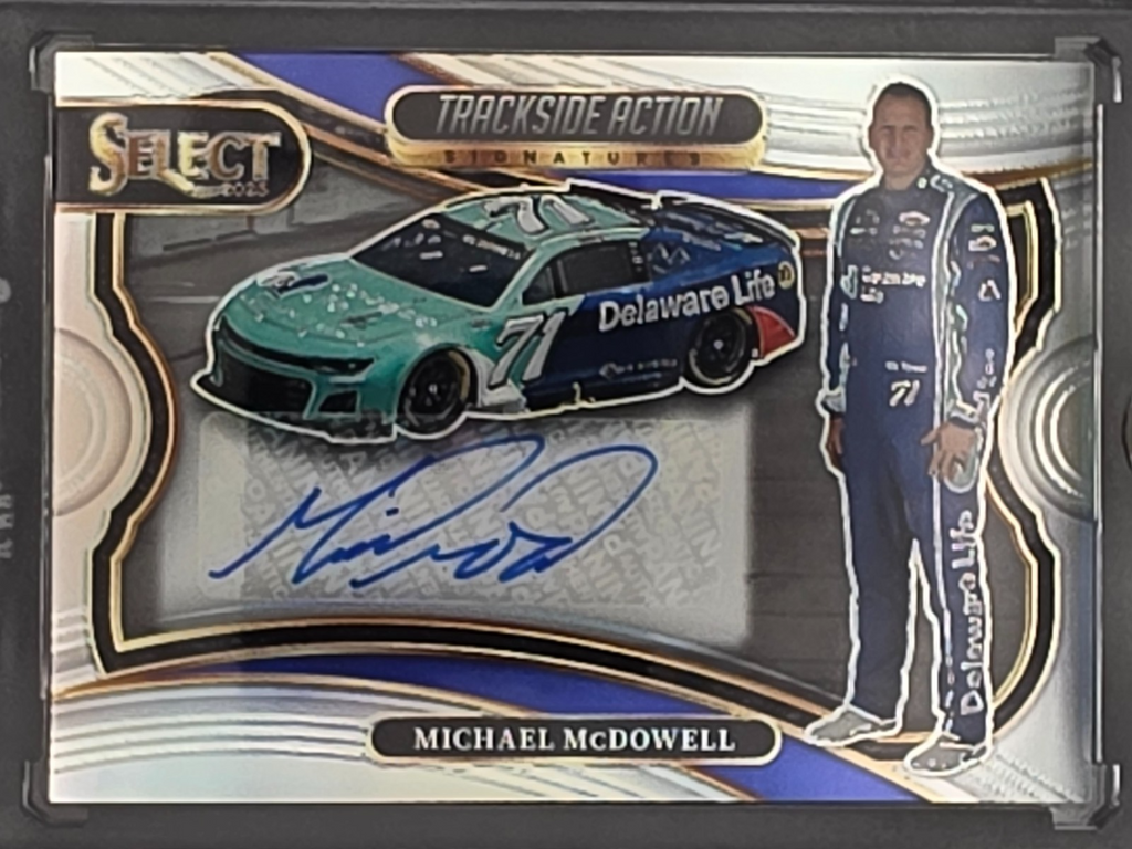 2025 Panini Select - Michael McDowell - Trackside Action - #TAS-MMD