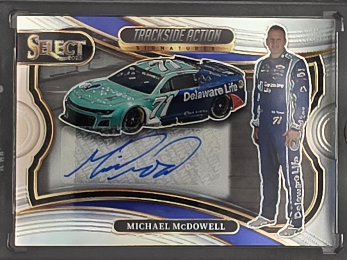 2025 Panini Select - Michael McDowell - Trackside Action - #TAS-MMD