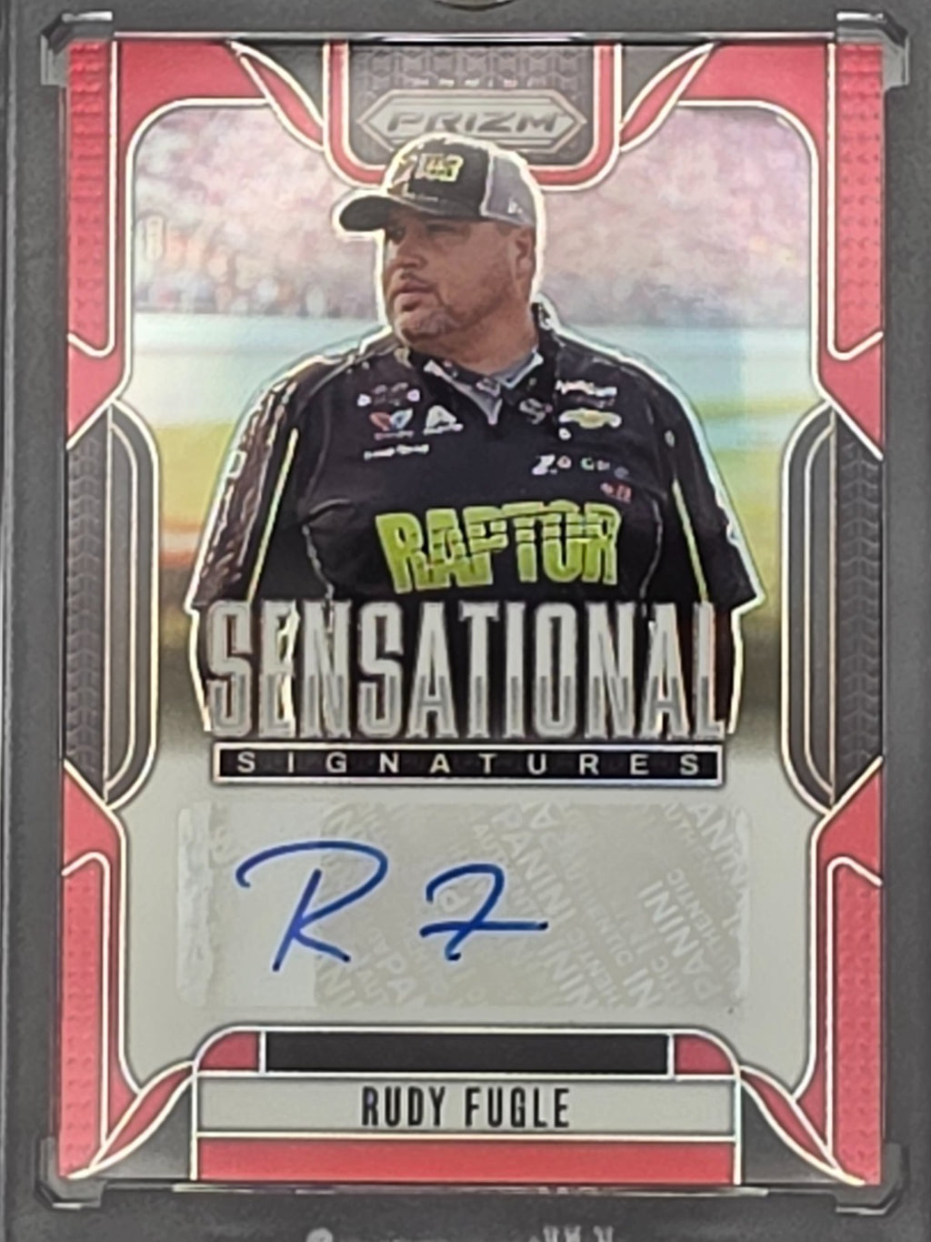 2025 Prizm Nascar Racing - Rudy Fugle - Scripts - Red /99 - #SS-RFG
