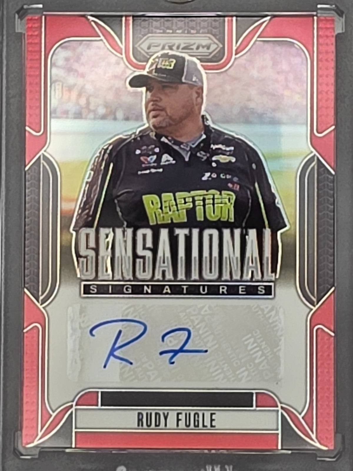 2025 Prizm Nascar Racing - Rudy Fugle - Scripts - Red /99 - #SS-RFG