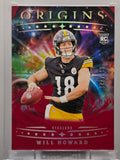 2025 Panini Origins - Will Howard (RC) - Red /225 - #120