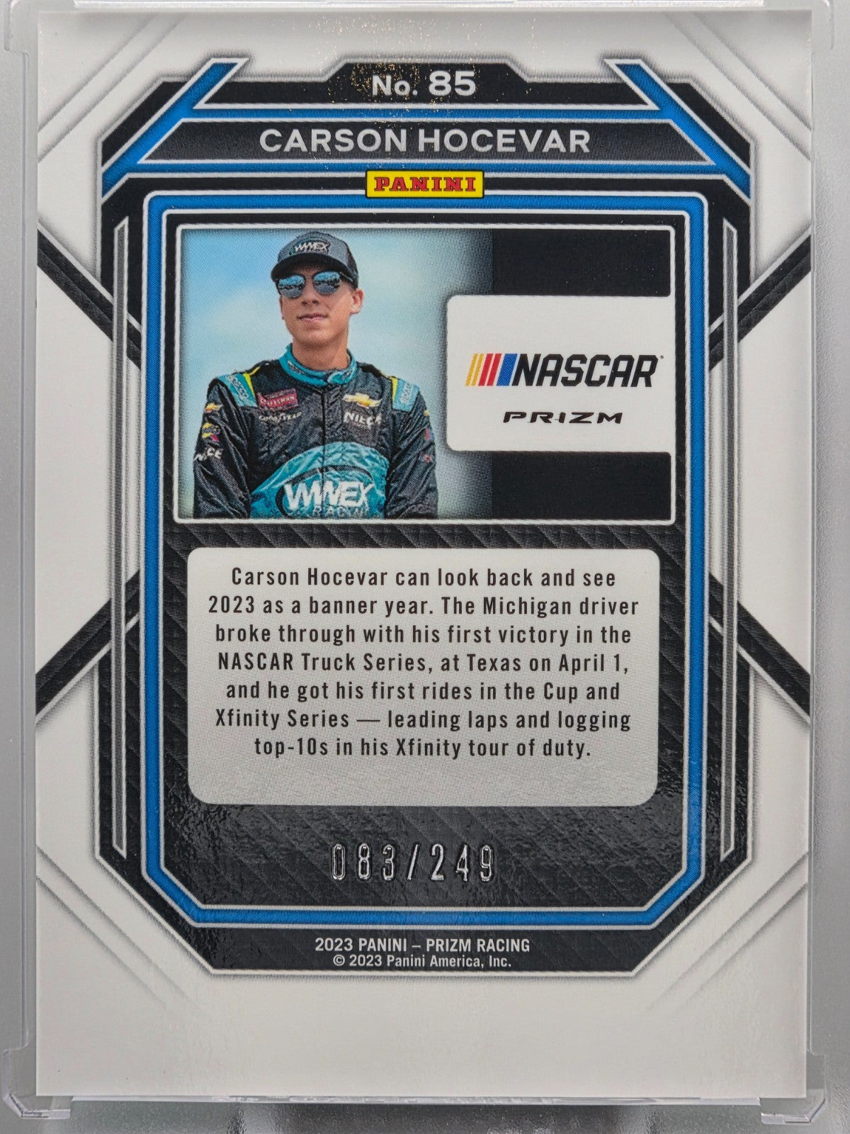 2023 Prizm Racing - Carson Hocevar - Reactive Green /249 - #85