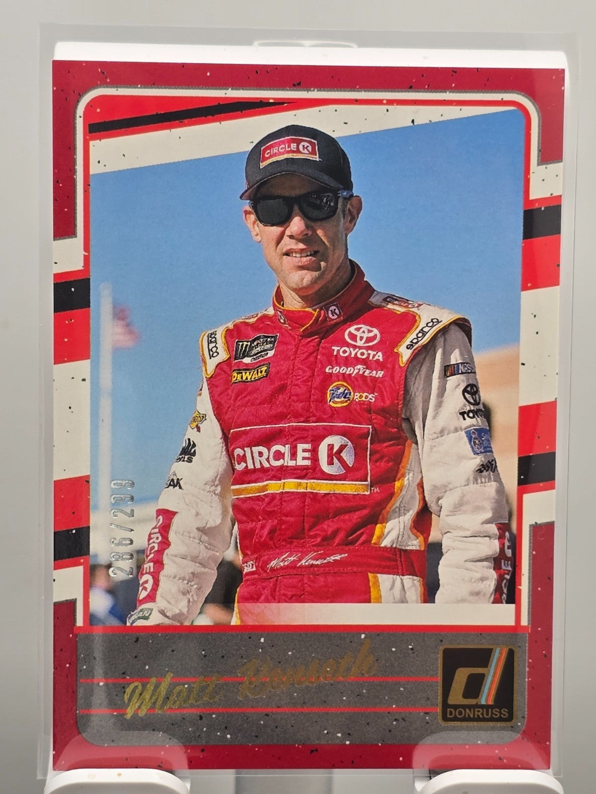 2026 Donruss NASCAR Racing - #123 Matt Kenseth - Throwback - Red /299