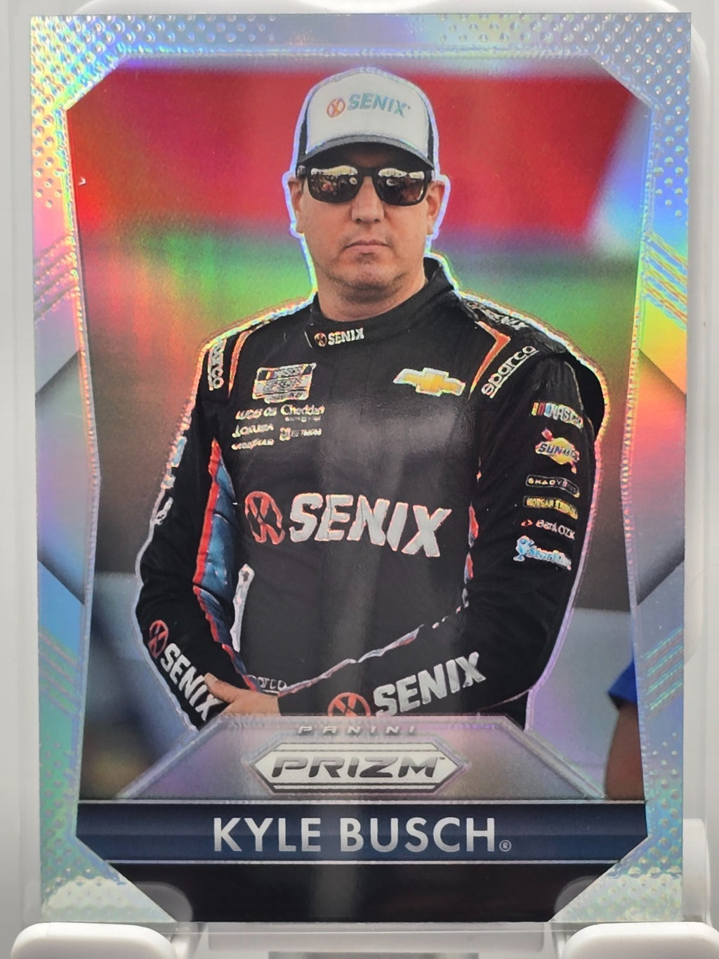 2025 Prizm Racing - #158 Kyle Busch - Throwback - Holo / Silver Prizm