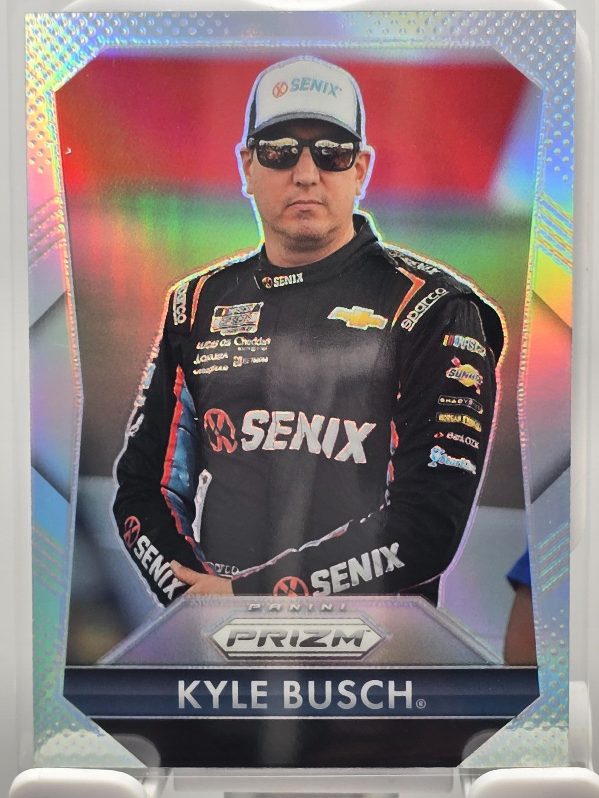 2025 Prizm Racing - #158 Kyle Busch - Throwback - Holo / Silver Prizm