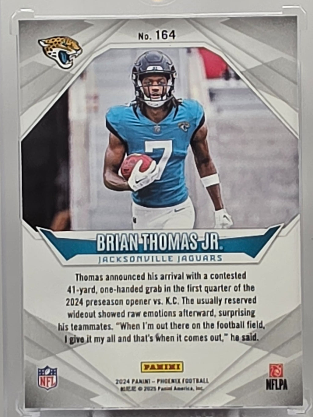 2024 Panini Phoenix - Brian Thomas Jr. (RC) - Purple -#164
