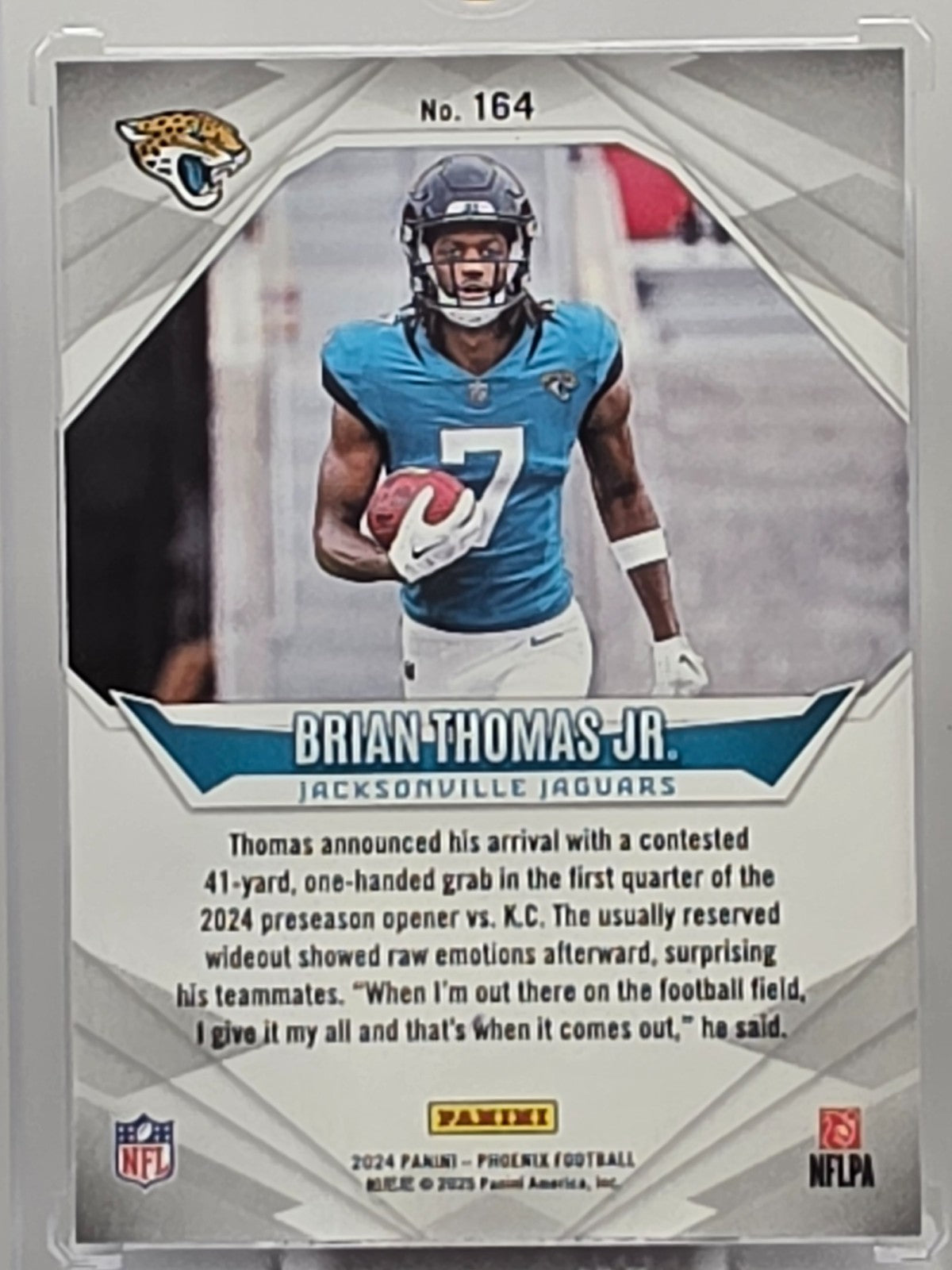 2024 Panini Phoenix - Brian Thomas Jr. (RC) - Purple -#164