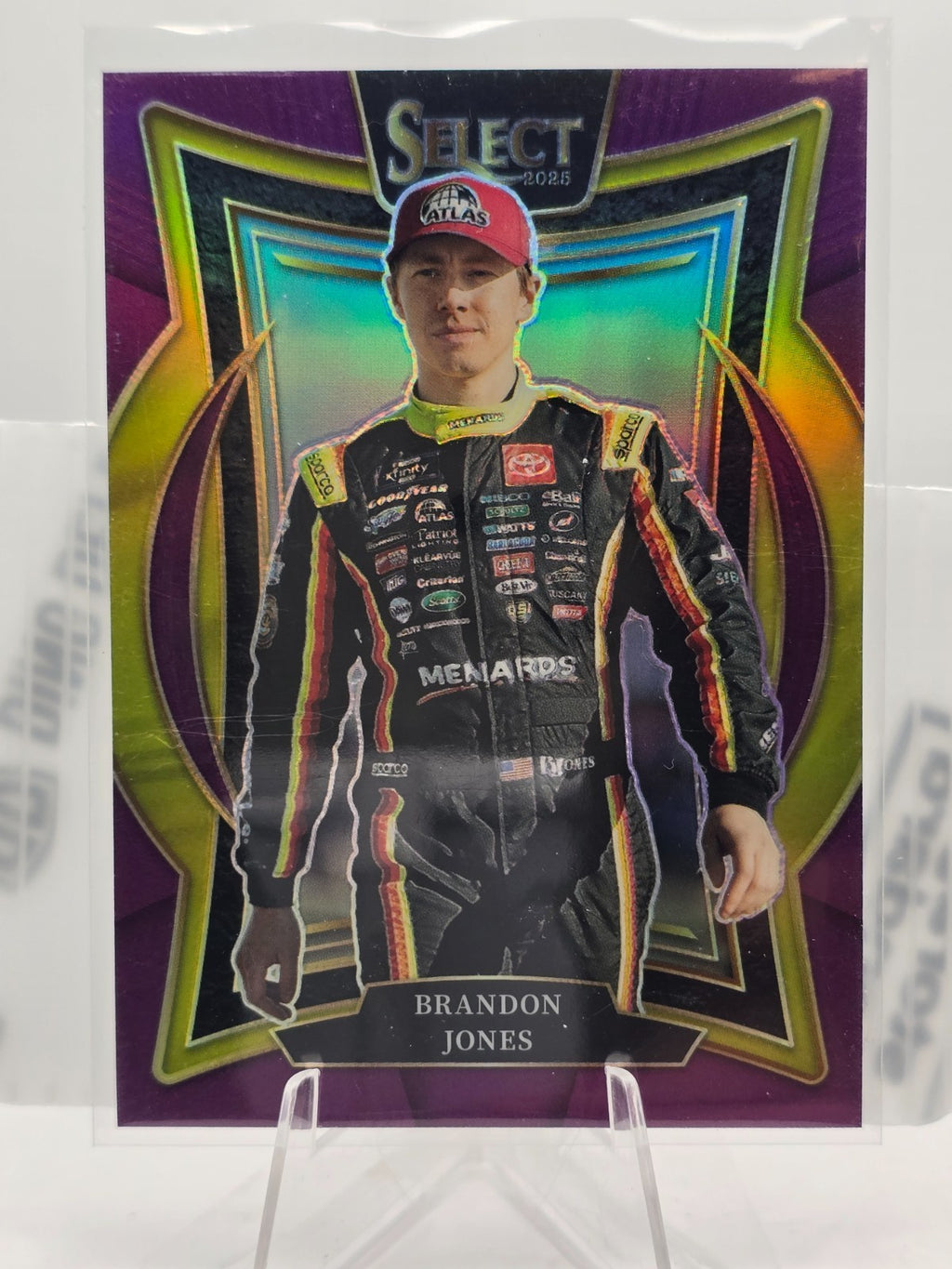 2025 Select Nascar Racing- #91 Brandon Jones -  Grandstand - Purple /199