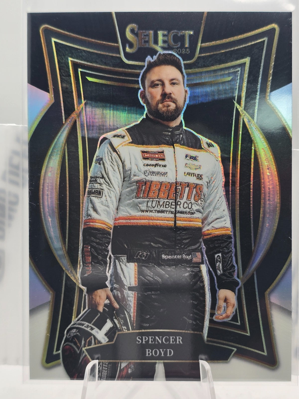 2025 Select Nascar Racing - #95 Spencer Boyd - Grandstand - Black & White /149