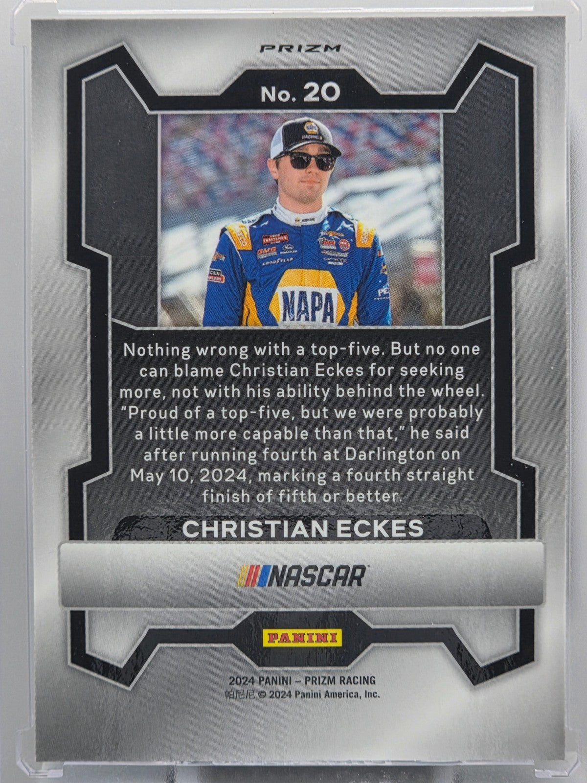 2024 Prizm Racing - Christian Eckes - Green Prizm - #20 - Buy 3 Get 1 Free!