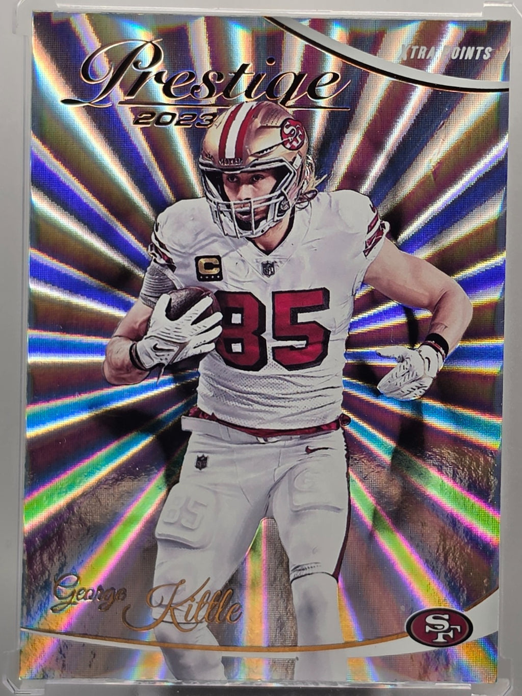 2023 Panini Prestige Football - George Kittle - Sunburst SP - #260