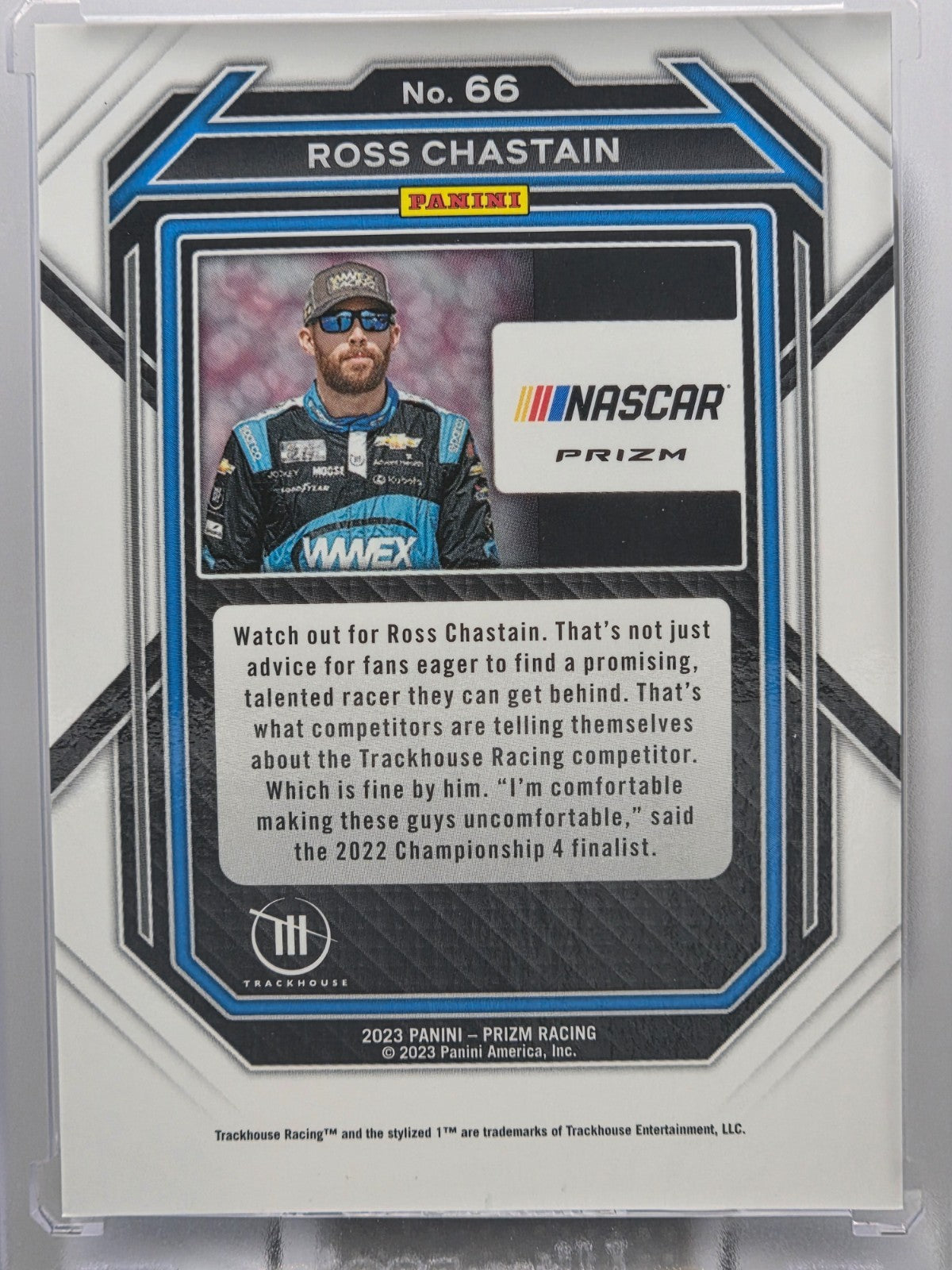 2023 Prizm Racing - Ross Chastain - Blue & Carolina Blue Hyper Prizm - #66