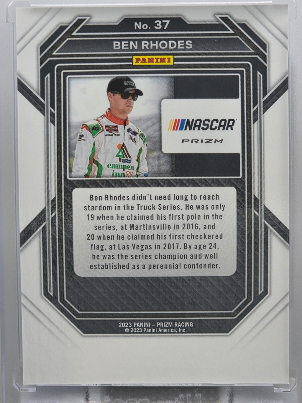 2023 Prizm Racing - Ben Rhodes - Blue & Carolina Blue Hyper Prizm - #37