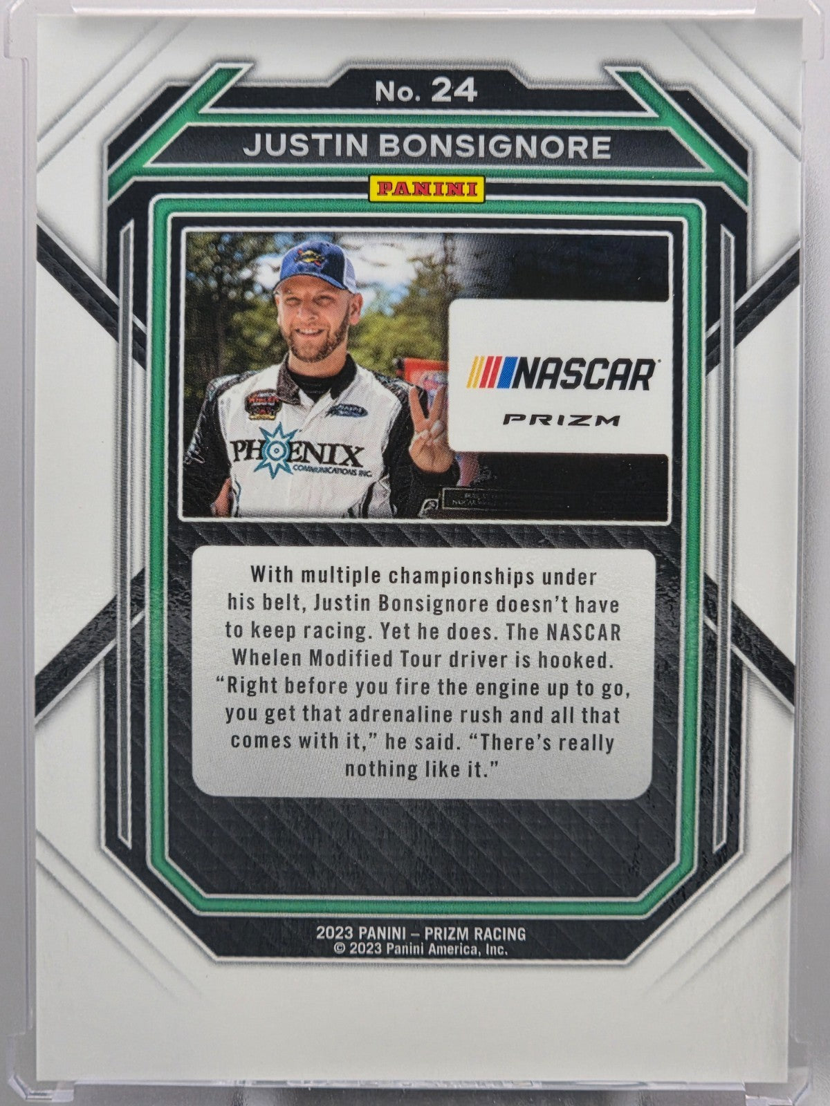 2023 Prizm Racing - Justin Bonsignore (RC) - Red Prizm - #24 - Buy 3 Get 1 Free!