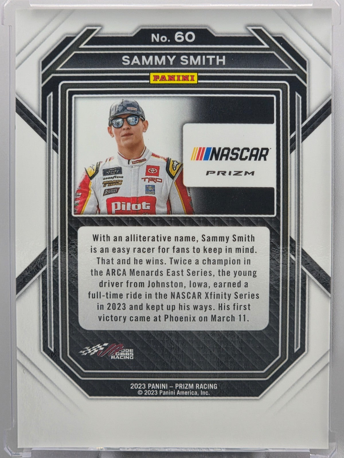 2023 Prizm Racing - Sammy Smith - Red Prizm - #60 - Buy 3 Get 1 Free!
