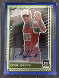 2025 Panini Donruss - Kevin Harvick - Optic Blue Autograph - #40