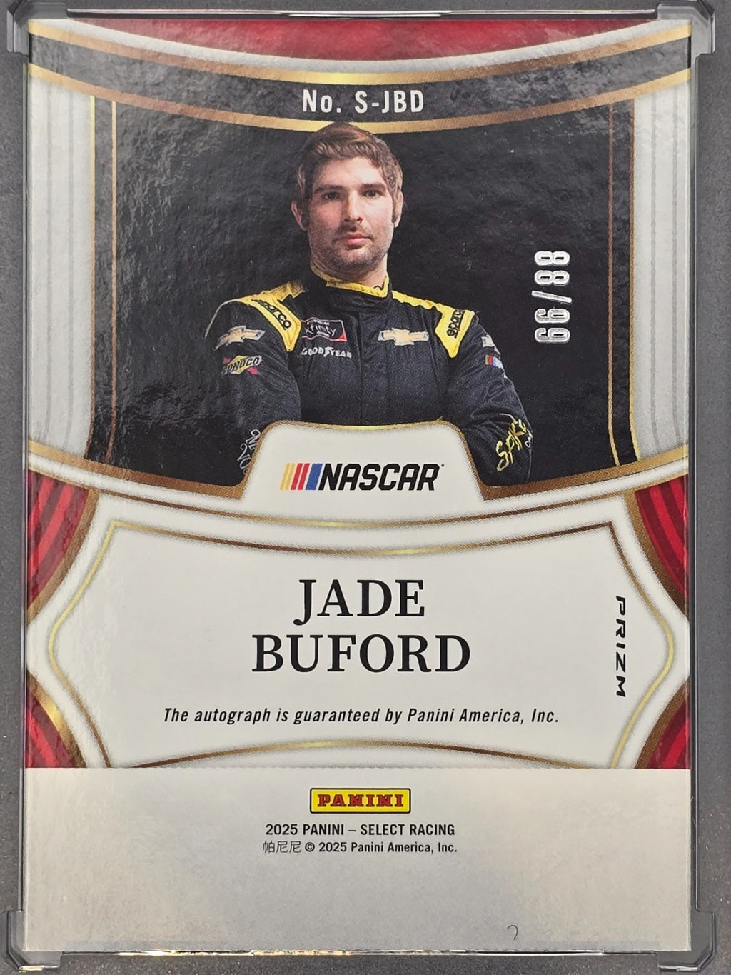 2025 Panini Select - Jade Buford - Signatures /99 - #S-JBD