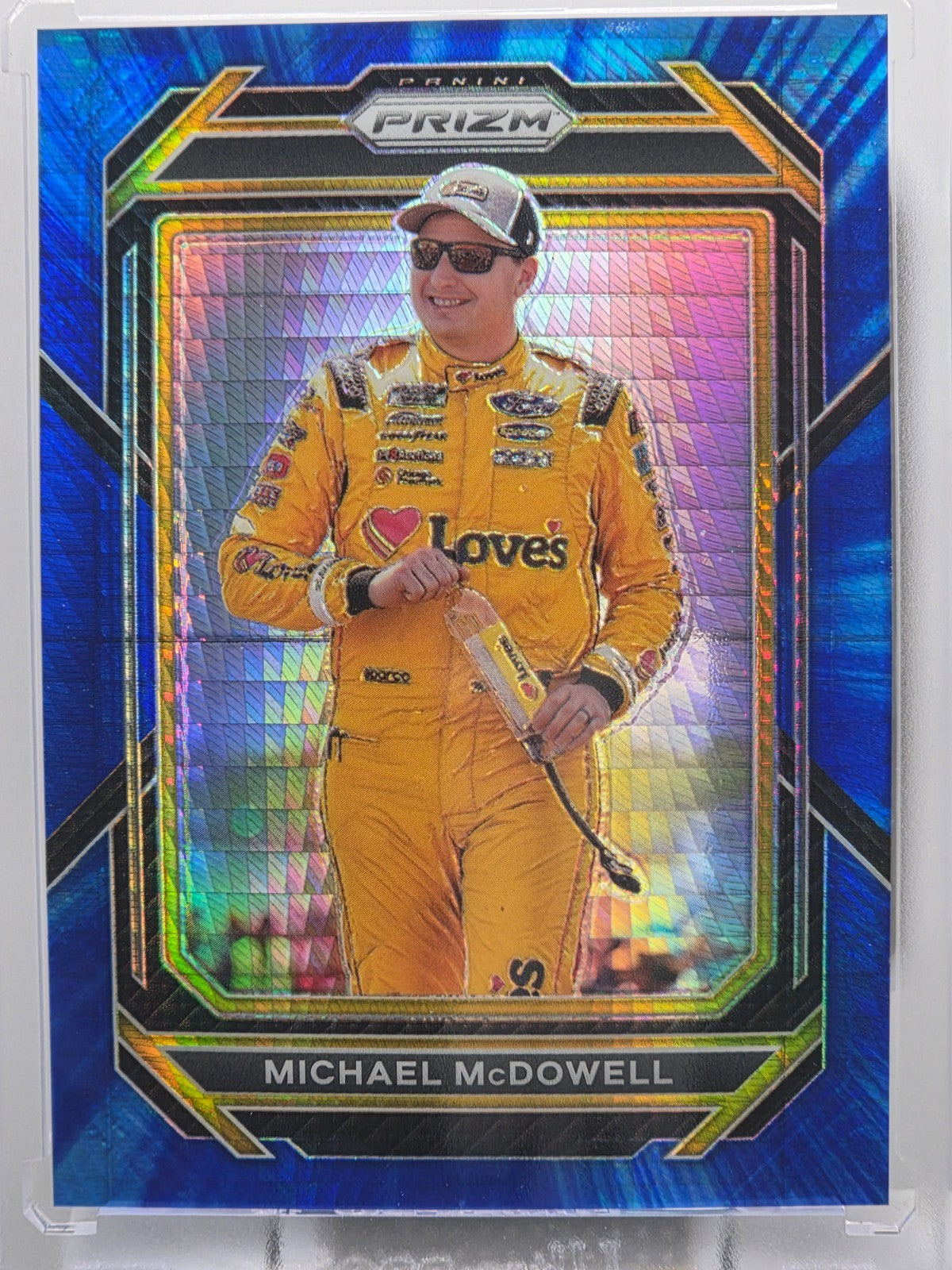 2023 Prizm Racing - Michael McDowell - Blue & Carolina Blue Hyper Prizm - #6