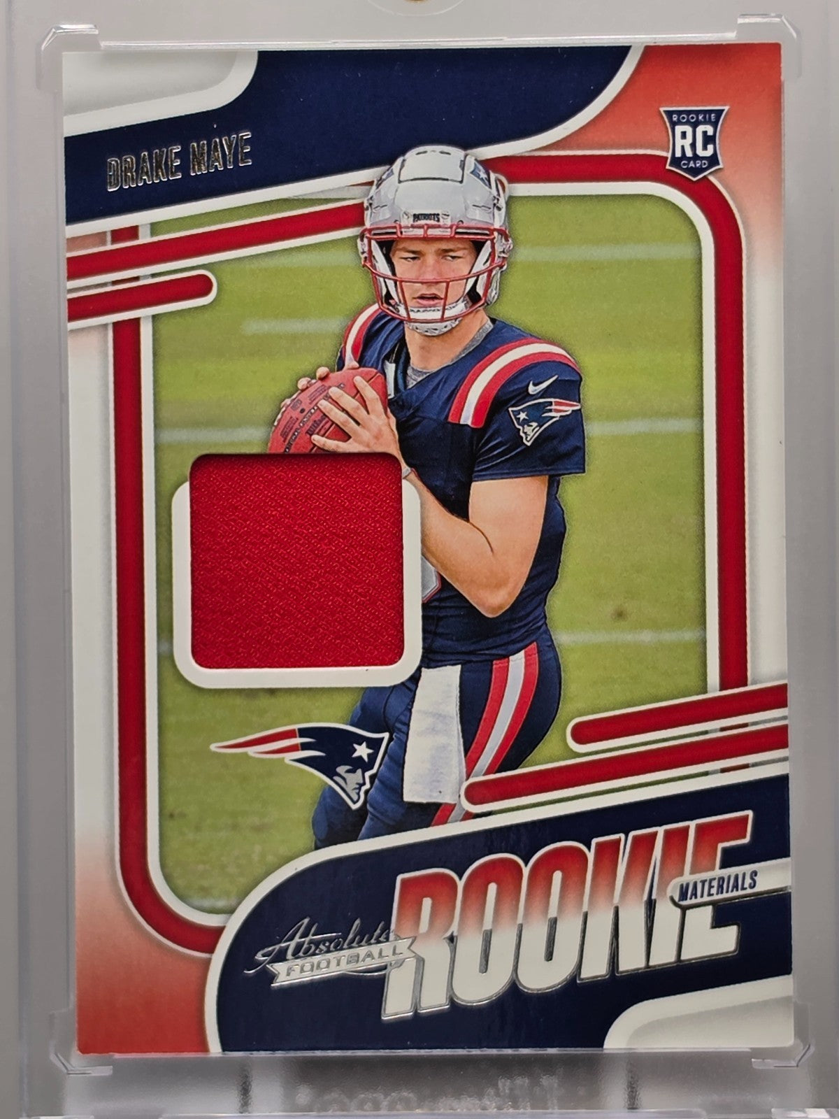 2025 Panini Absolute - Drake Maye (RC) - Rookie Materials - #ARM-DME