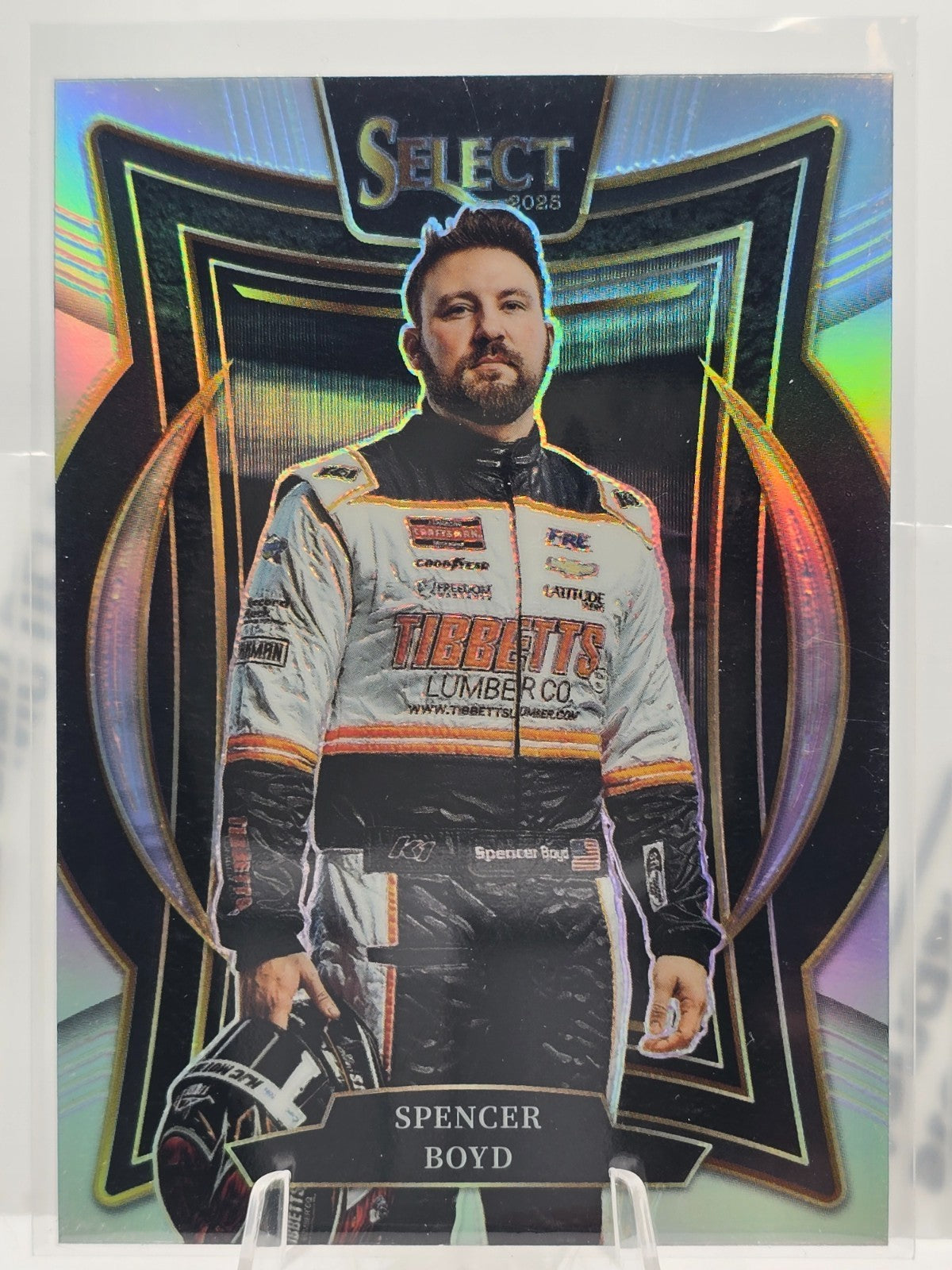 2025 Select Nascar Racing - #95 Spencer Boyd  - Grandstand - Holo Silver