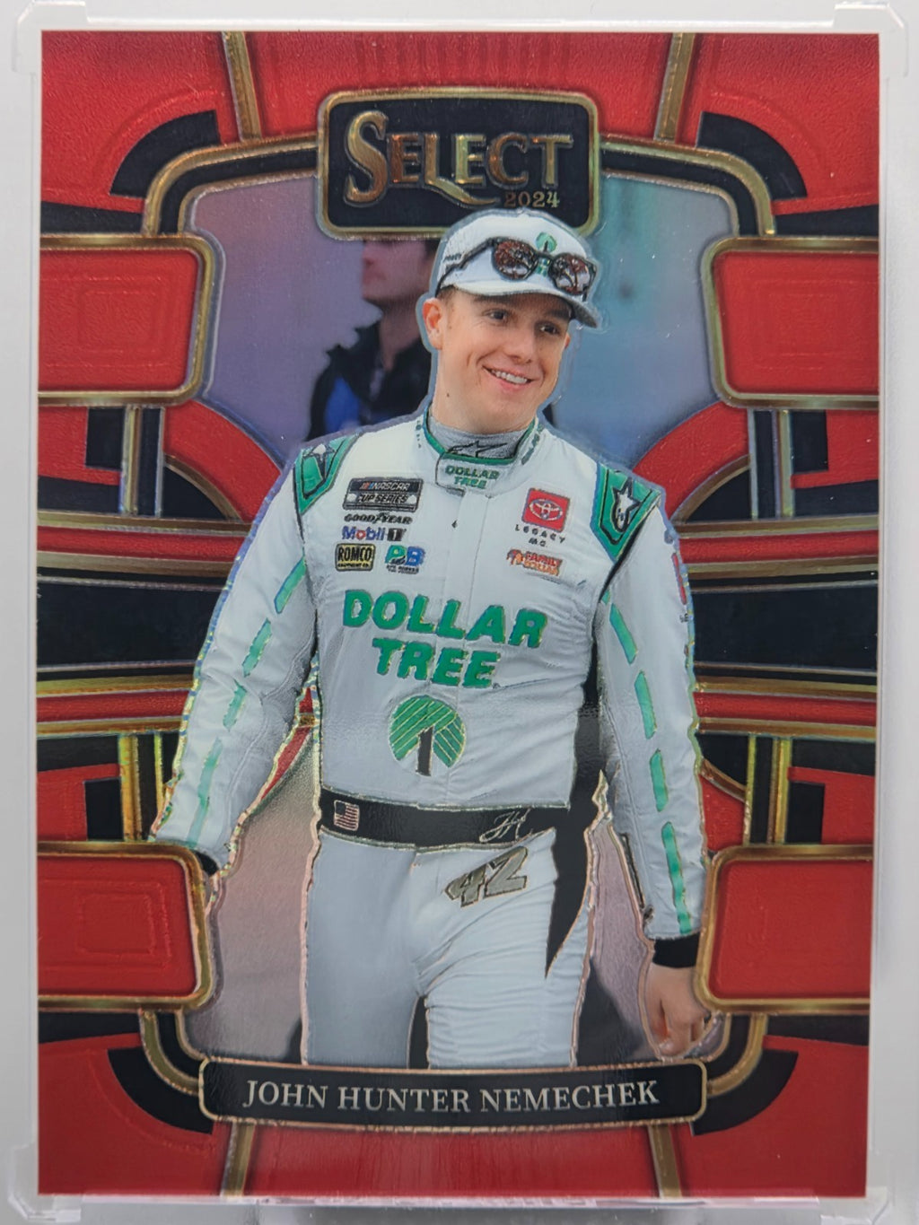 2024 Panini Select - John Hunter Nemechek - Red Prizm /149 - #22 - Buy 3 Get 1!
