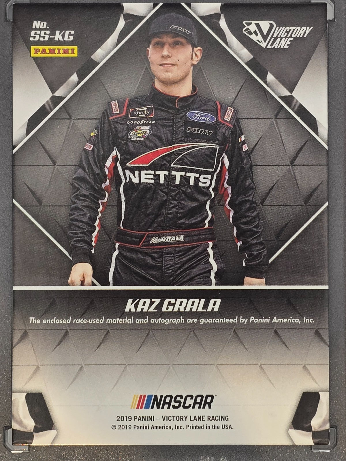 2021 Victory Lane Racing - Kaz Grala - On-Card Autograph - #SS-KG