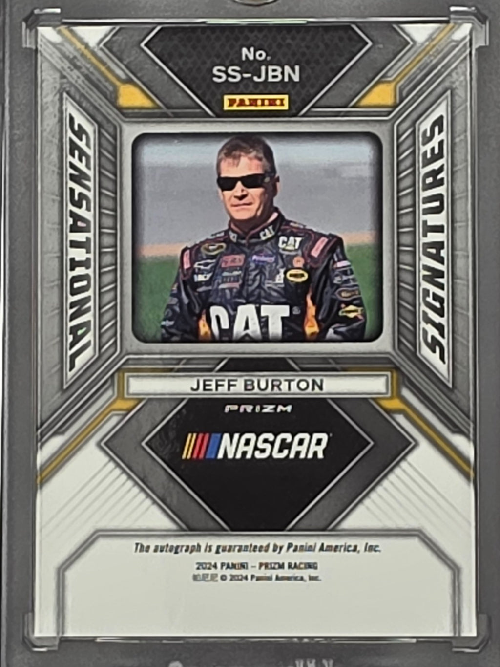 2024 Prizm Nascar Racing - Jeff Burton - Sensational Signatures - #SS-JBN