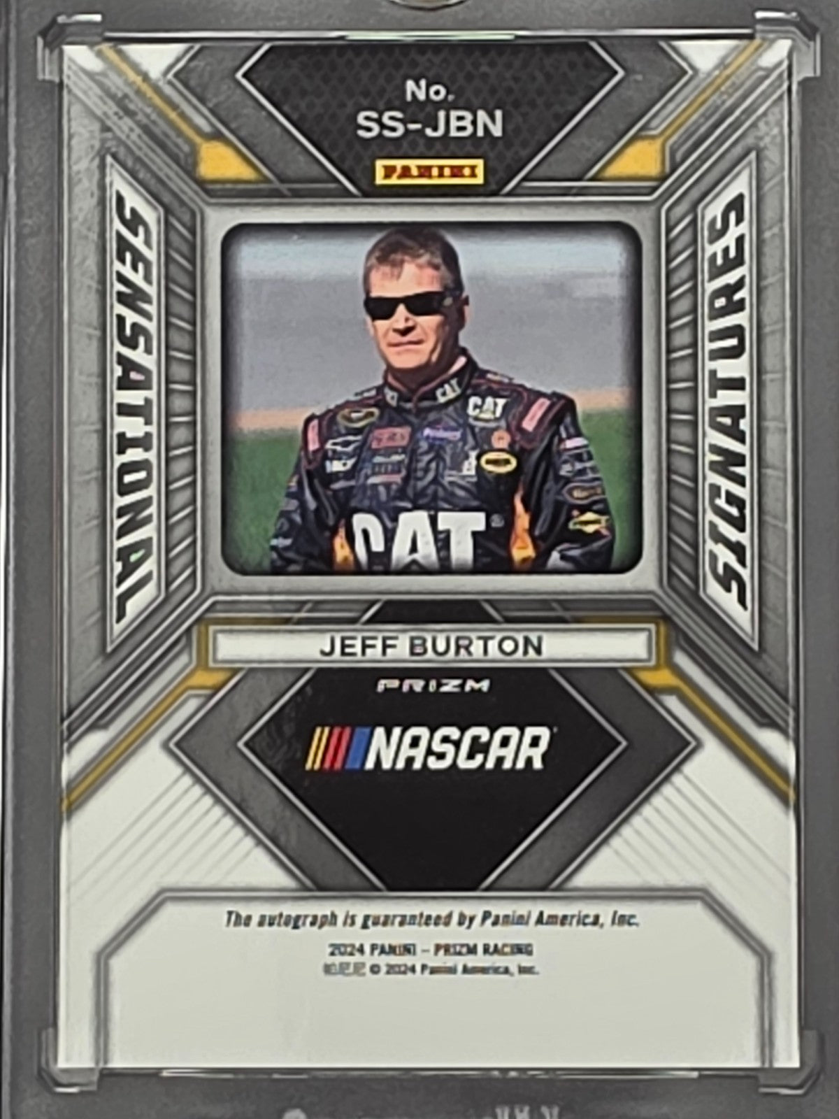 2024 Prizm Nascar Racing - Jeff Burton - Sensational Signatures - #SS-JBN